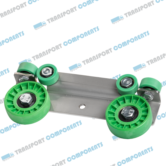 Wielbracket 250mm, met gemonteerde wielen