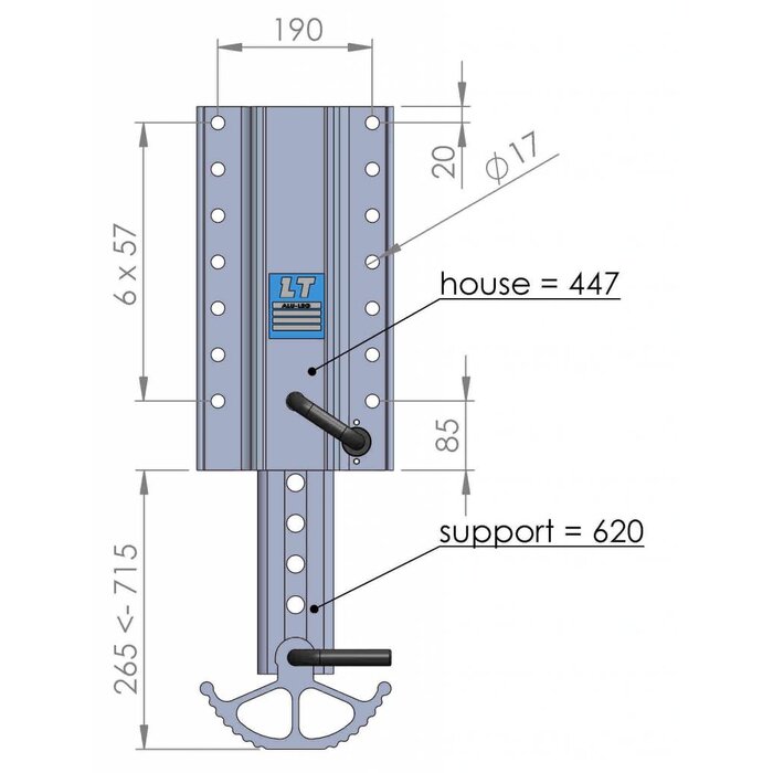 447.620 | Stainless steel handles