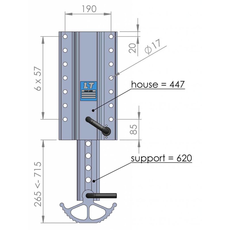 447.620 | Trailer support leg