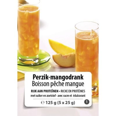 Shape Essentials Perzik-mango drink (5 x 25g) F1