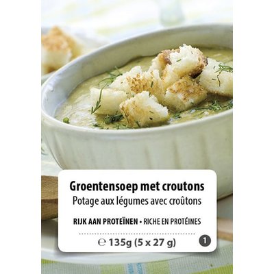 Shape Essentials Groentensoep met croutons (5 x 27g) F1