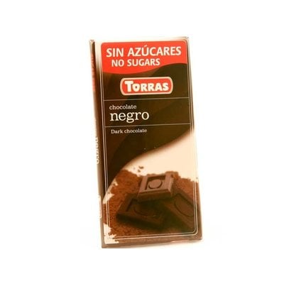 Torras Pure chocolade zonder toegevoegde suiker 1pc