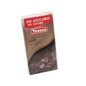 Torras Pure chocolade met koffiesmaak zonder toegevoegde suikers 1pc