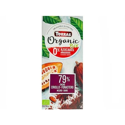 Torras Bio - organic! Pure chocolade 1pc zonder toegevoegde suikers