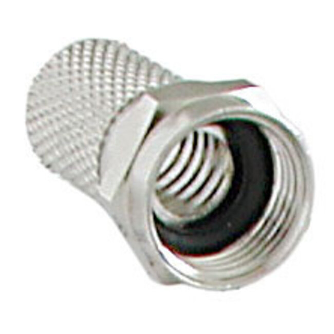 F-Connector 7mm met Rubber Ring