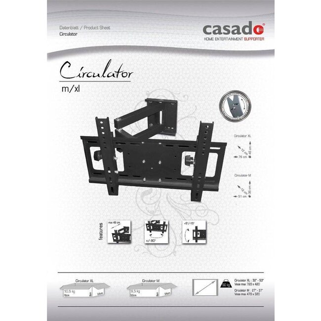 Casado Circulator L TV muurbeugel