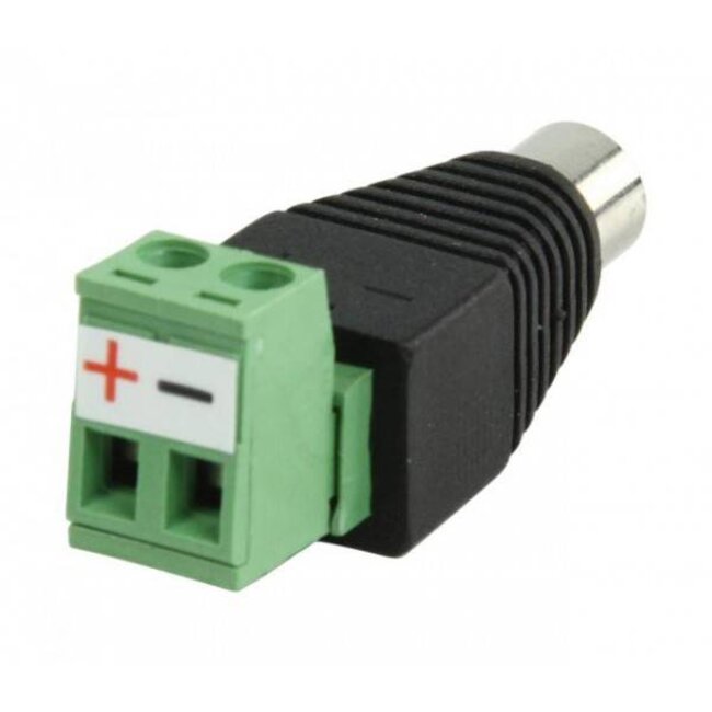DC female Connector (dc plug met kroonsteenaansluiting vrouwelijk)