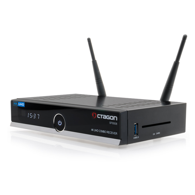 OCTAGON SF8008 4K UHD HEVC COMBO DVB-S2X en DVB-C/T2 Dual WIFI
