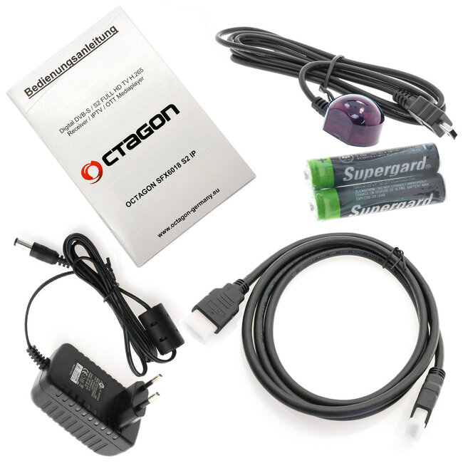 OCTAGON SFX6018 S2+IP HD H.265 HEVC