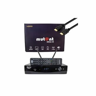Mutant Mutant HD66 SE UHD 2160p E2 Linux Receiver met 1x DVB-S2X & 1x DVB-C/T2 Tuner, PVR, WIFI