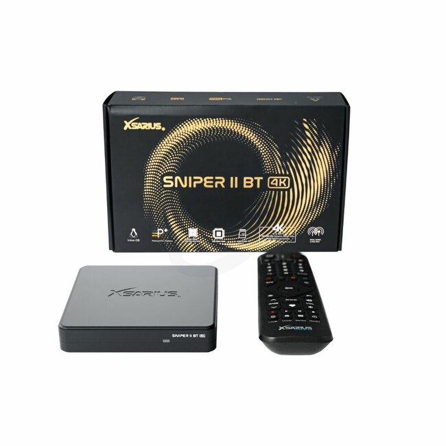 Xsarius Sniper 2 Bluetooth 4K UHD Linux OTT Mediastreamer