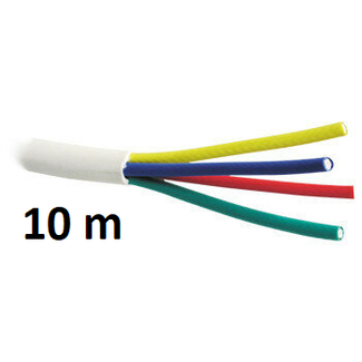 Coaxial cable 100 dB Quattro S copper SAT cable 4x 10 meters