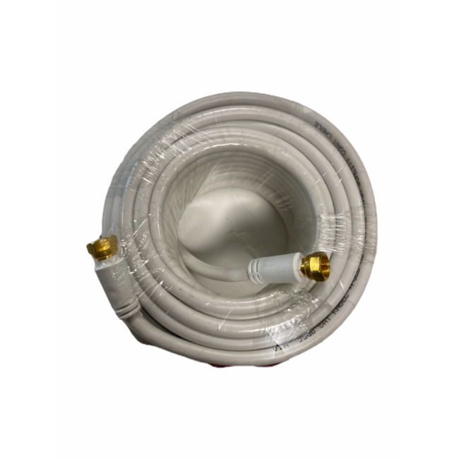 10 meter coax kabel met 2 f-connector stekkers