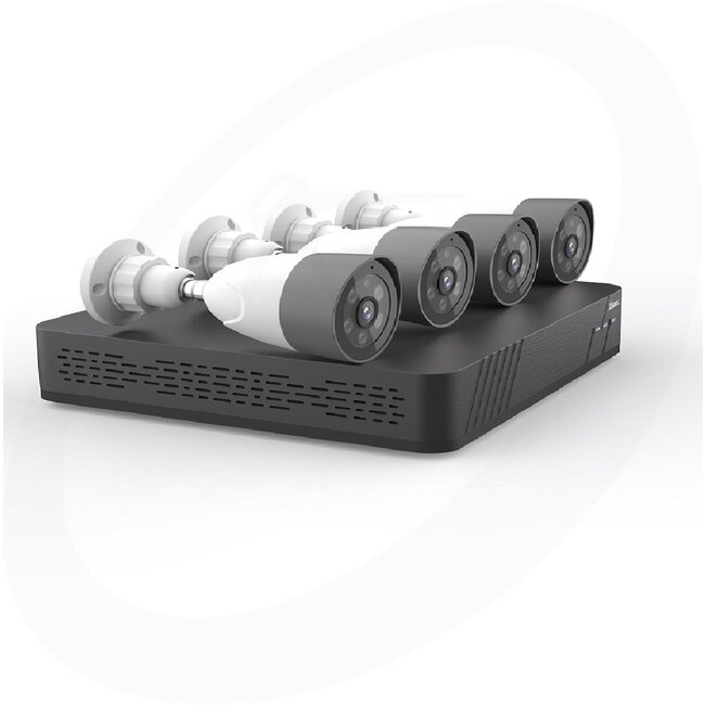 Xsarius XSR-4 Beveiligingscamera Set 4 POE Smart AI IP camera - 4MP Full HD 1080p