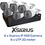 Xsarius Xsarius XSR-6 Beveiligingscamera Set 6 POE Smart AI IP camera - 4MP Full HD 1080p