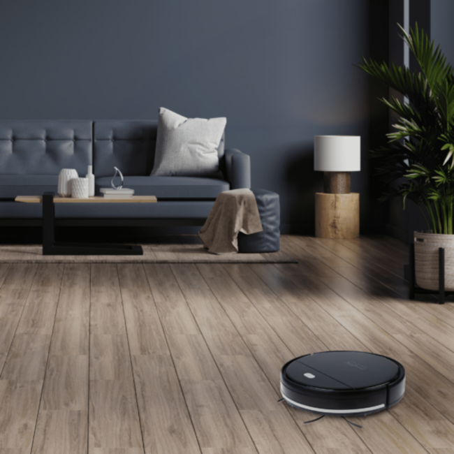 HOME ROBOT RV500 Intelligente Robotstofzuiger met dweilfunctie - Zwart