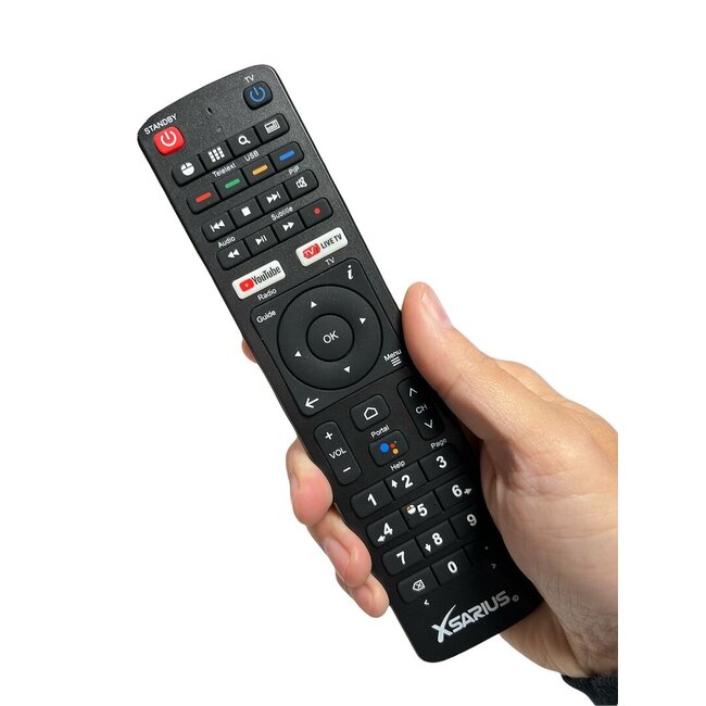 Xsarius Q12 Plus Android TV Box – 4K UHD, WiFi 6, 4GB RAM, 32GB, Bluetooth 5.0, PremiumTV+, Ricevitore IP