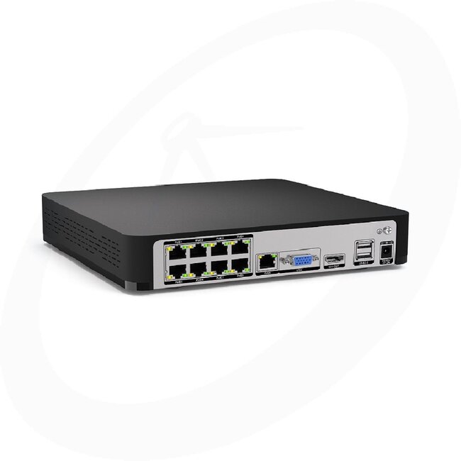 Xsarius XSR-N Smart AI NVR Camera IP recorder - Full HD 1080P - 8 x PoE