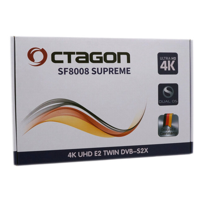 OCTAGON SF8008 V3 SUPREME 4K UHD E2 DVB-S2X TWIN (DUAL OS)