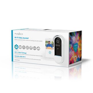 Nedis SmartLife Videodeurbel Wi-Fi Batterij Gevoed / Transformator