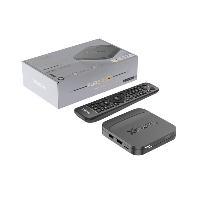 Xsarius Pure 3+ Streaming Box 4K UHD black