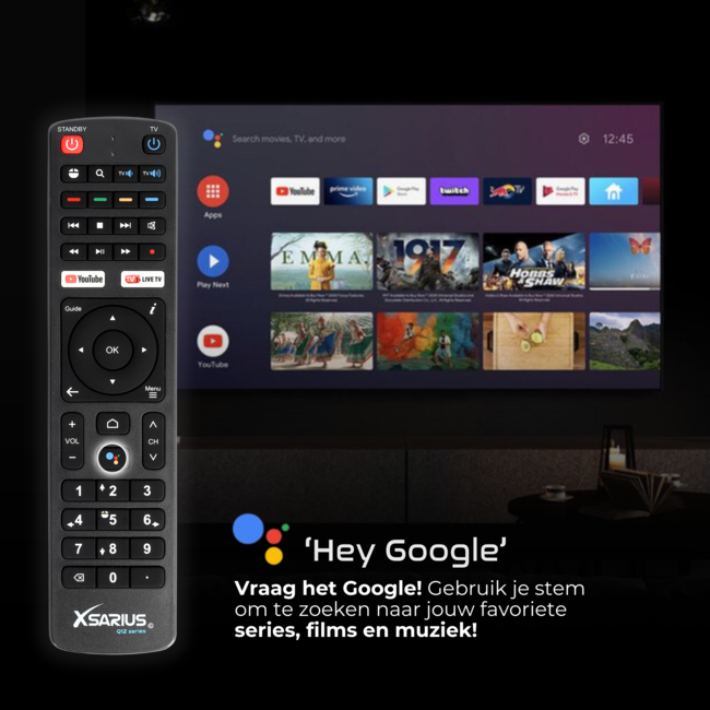 Xsarius Q12 Android 4K Streaming Box