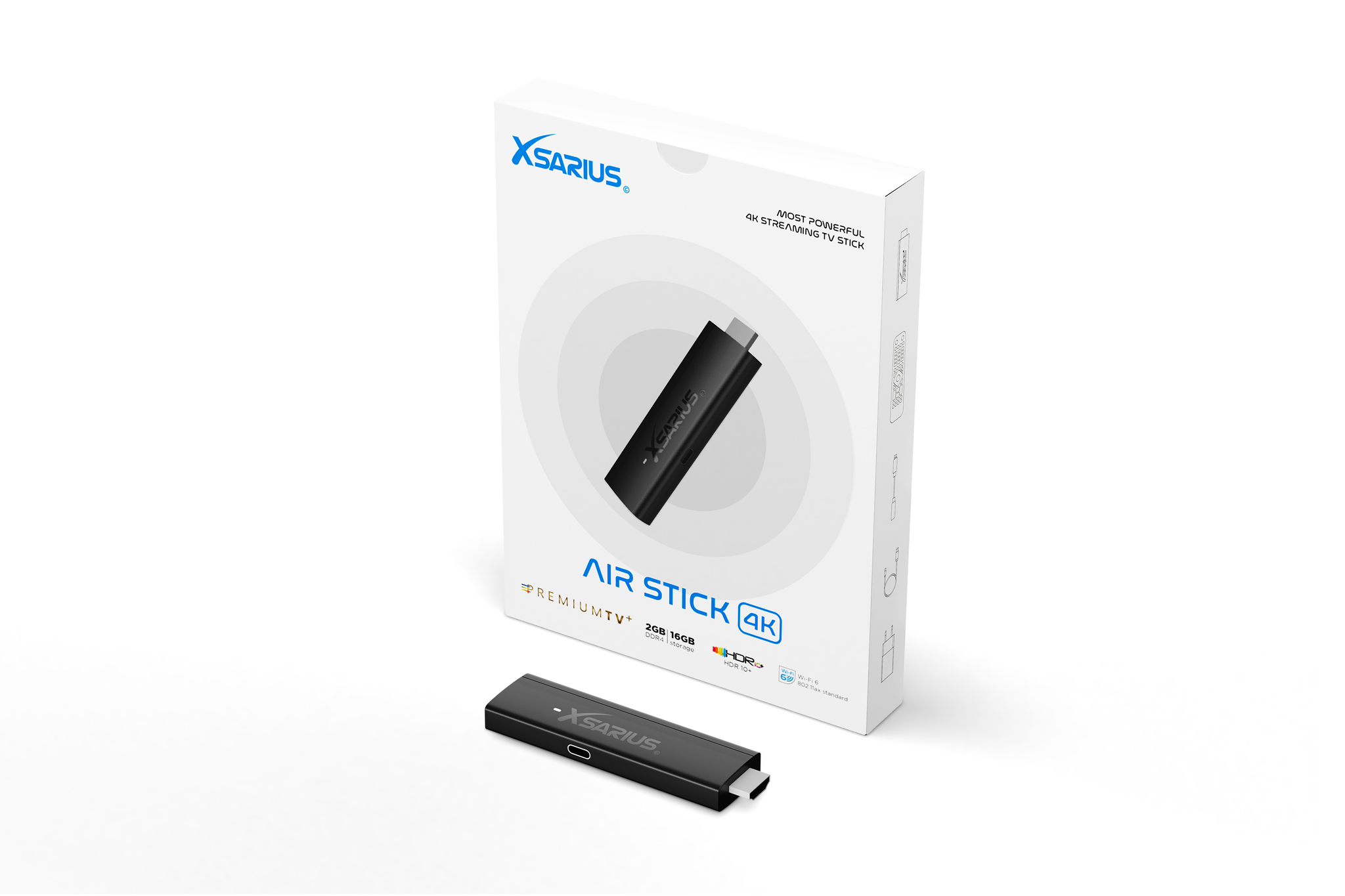 Xsarius Pure 4+ Plus Android IPTV Box - BT Edition