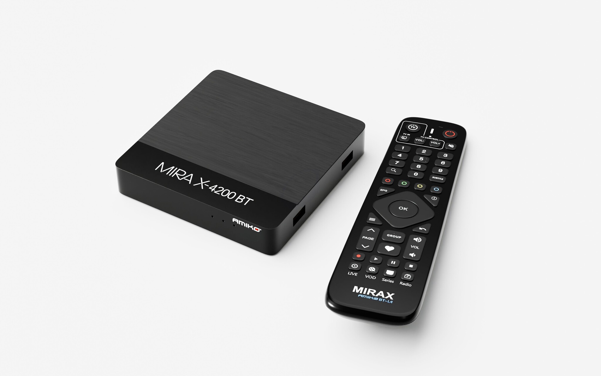 Amiko Mira X-4200 BT Bluetooth Linux Media Streaming 4K Ultra