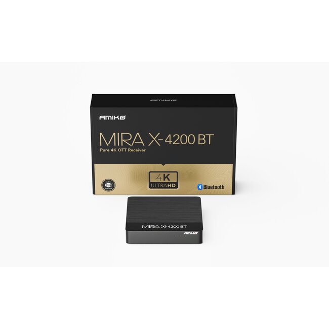 Amiko MiraX HiS-4200 Bluetooth Linux Mediastreamer 4K Ultra HD