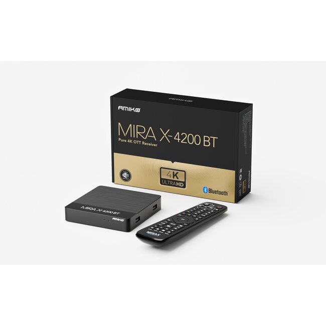 Amiko MiraX HiS-4200 Bluetooth Linux Mediastreamer 4K Ultra HD