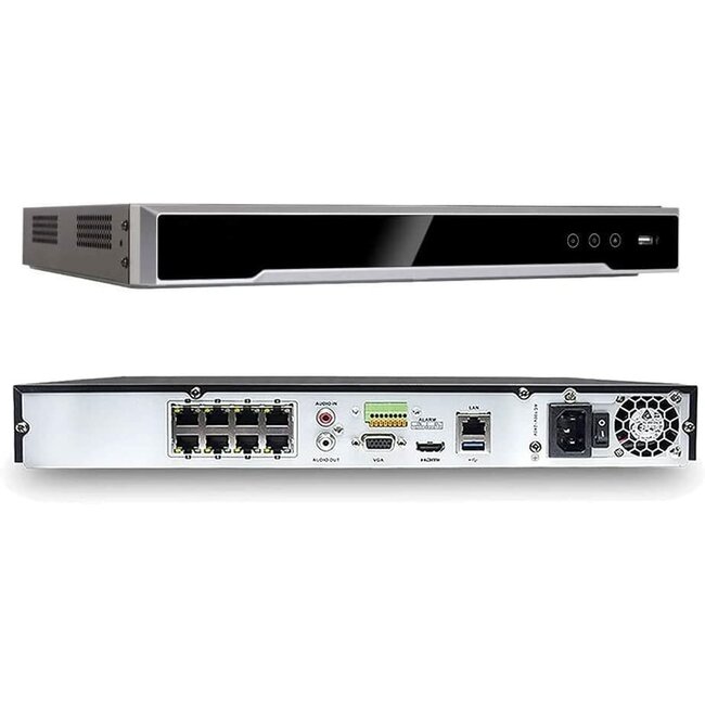 Hikvision NVR DS-7608NXI-K1/8P 8x IP kanalen - 8x PoE