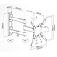 Superior 13-42 Full Motion Extra Slim - TV muurbeugel
