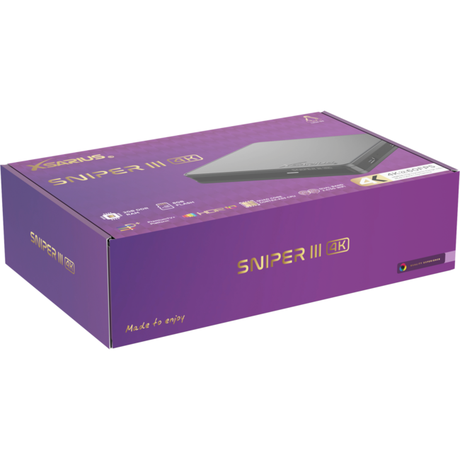 Xsarius Sniper 3 - 4K Linux OTT Mediastreamer