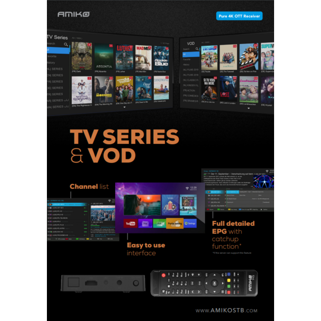 Amiko MiraX 4200 Linux IPTV Box