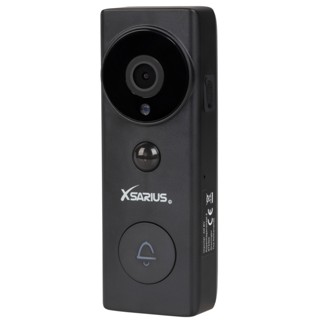 Xsarius Smart Doorbell DB3M – 2K Videodeurbel met Slimme Detectie en Cloudopslag
