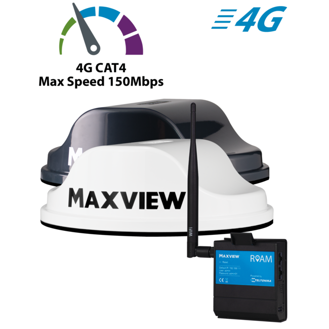 Maxview Roam Classic mobiele 4G WiFi oplossing Zwart/Wit