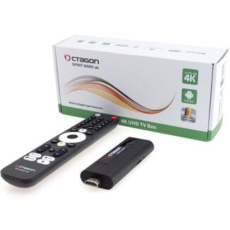 Octagon OCTAGON SPIRIT NANO 4K UHD HDR10+ ANDROID TV Stick OTT MEDIA STREAMING 5G WLAN BT RCU