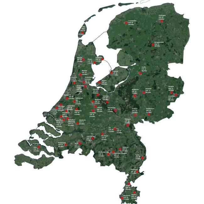 Rebox RE-23SA DVB-T2 buitenantenne 24dBi Sharkfin