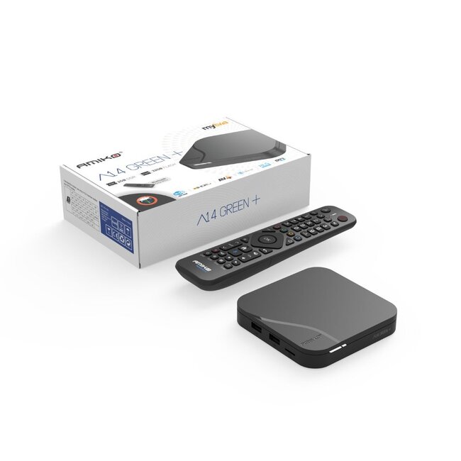 Amiko A14 Green+ Streaming Box 4K UHD