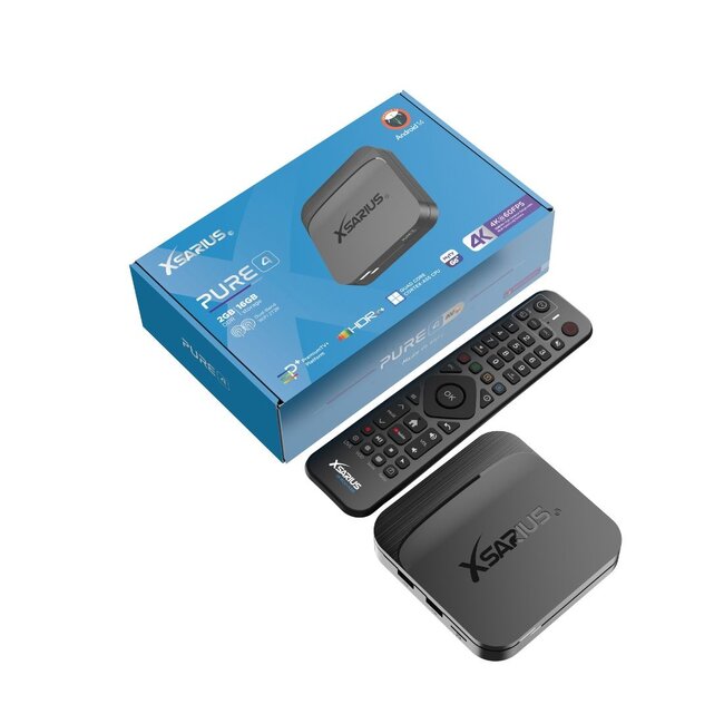 Xsarius Pure 4 Streaming Box 4K UHD