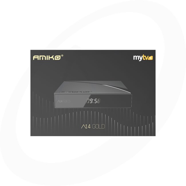Amiko A14 Gold 4K Android OTT Media Streamer