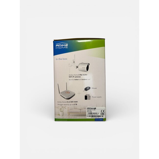 Amiko Draadloze WiFi KIT 4900 - 2MP - 4 x WiFi Camera BitVision App