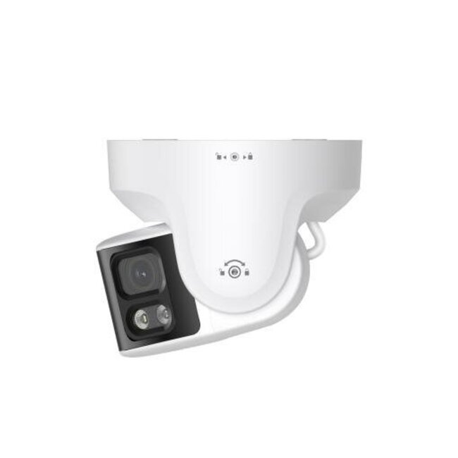 Amiko PDC 800 POE 2x 4MP Dual Head Panoramic 200° Network Camera – Ultra Wide View 200° IP Beveiligingscamera