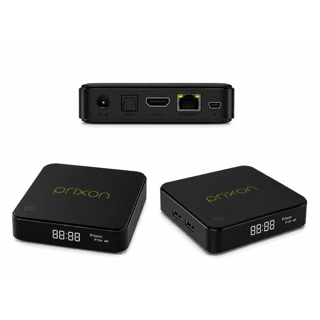 Prixon P10+ 4K Linux OTT Media speler BT Remote