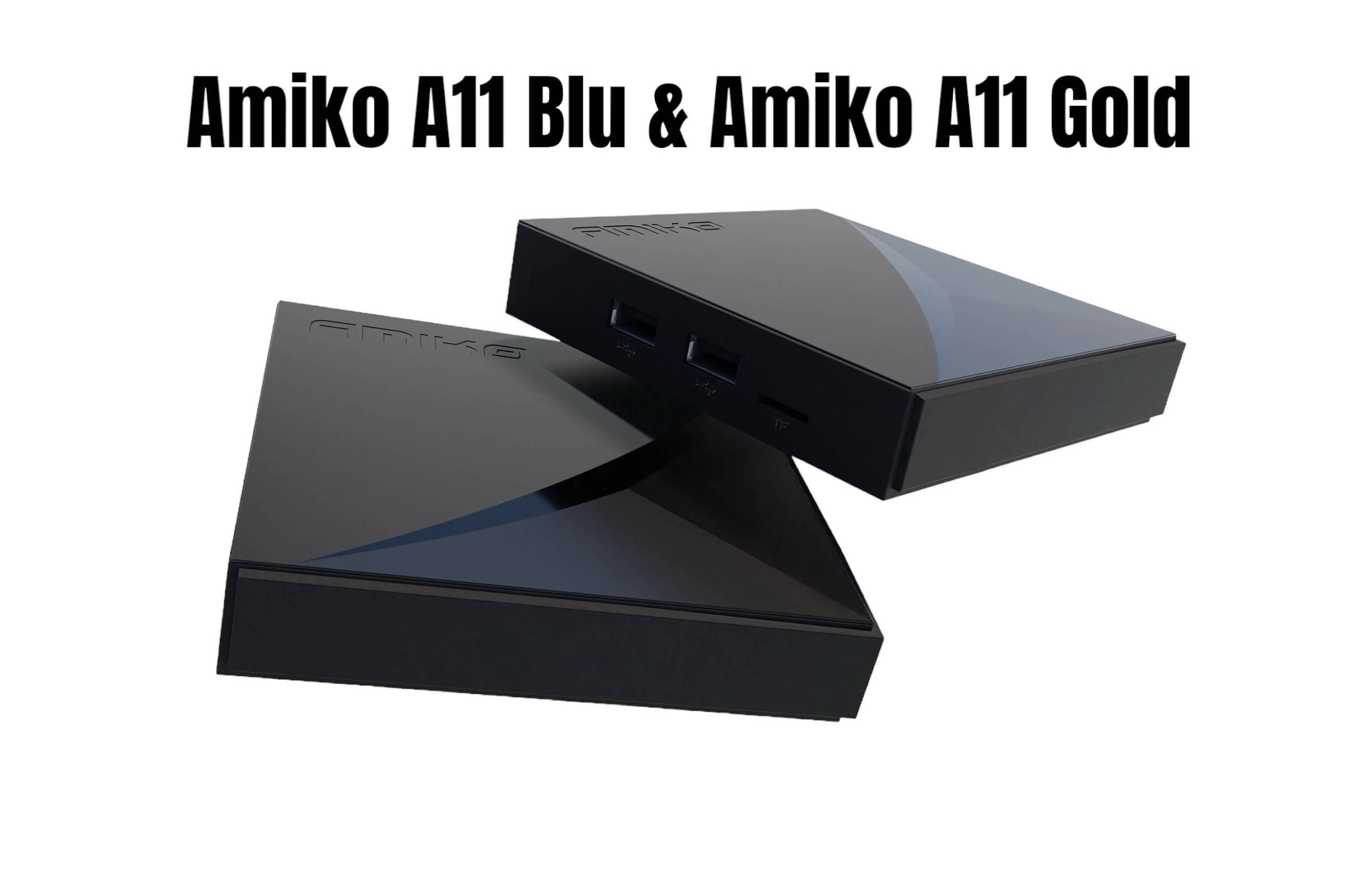 Nieuw Mytv3! Amiko A11 Gold en Amiko A11 Blu OTT