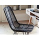 Hubsch Studio rotan stoel zwart Hubsch Studio rotan stoel zwart