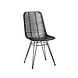 Hubsch Studio rotan stoel zwart Hubsch Studio rotan stoel zwart