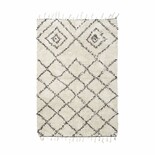 House Doctor Kuba tapis 140x200 cm en coton blanc et noir House Doctor Kuba tapis 140x200 cm en coton blanc et noir