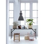 House Doctor Volumen fabrikk lampe svart