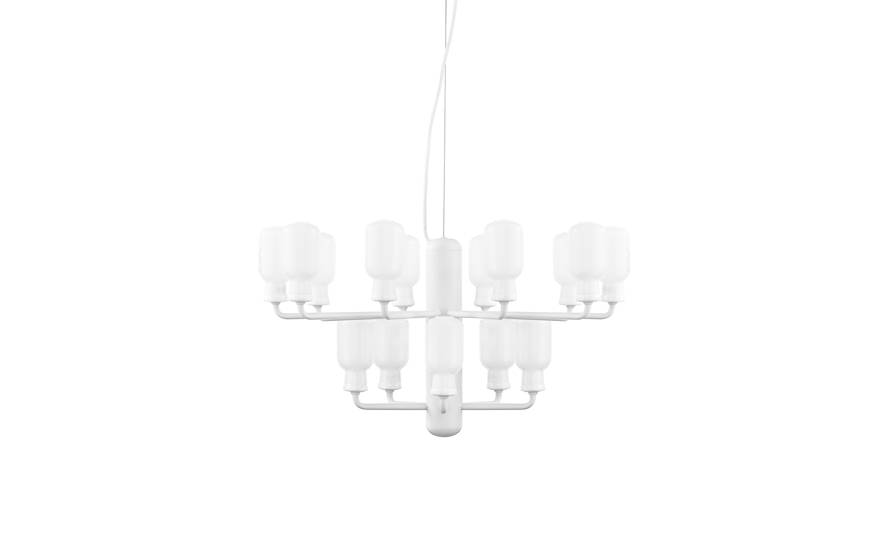 Normann Copenhagen AMP Kronleuchter Kleine Lampe weiß